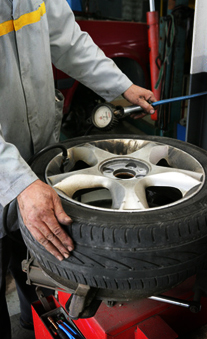 réparation pneu garagiste